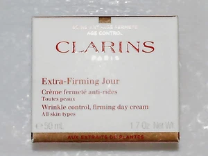 CLARINS EXTRA-FIRMING JOUR WRINKLE CONTROL FIRMING DAY CREAM 50ML 1.7 Oz - Picture 1 of 4
