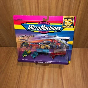 Micro Macchine Galoob Sigillate #11 Semi Camion Toxico, Nettuno Chimico, Camion Traino - Foto 1 di 10
