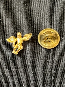 Cherub Engel auf meiner Schulter mit klarem Strass Pin - kostenloser Versand - Bild 1 von 2