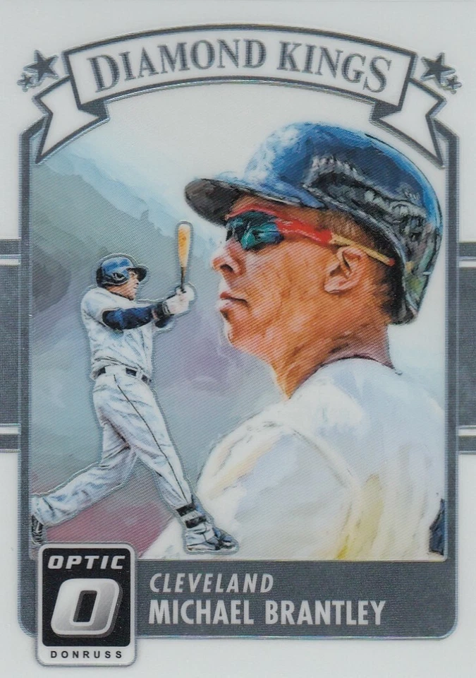 MICHAEL BRANTLEY DONRUSS OPTIC HOLO REFRACTOR PLATA INDIOS #8 2016 16 PANINI Foto 1 de 1