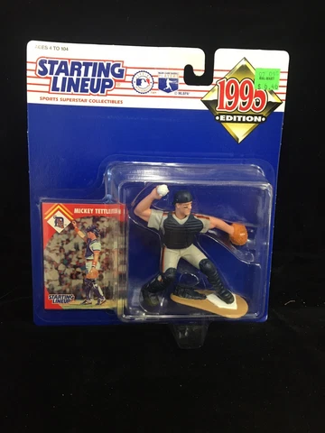 New 1995 Starting Lineup Mickey Tettleton Detroit Tigers Kenner Sports Figure Cover