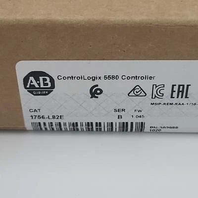 New Factory Sealed Allen-Bradley 1756-L82E ControlLogix 5580 Controller 1756L82E - Image 1 of 4