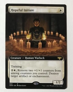 *Arte extendido HOPEFUL INICIATE Innistrad Carmesí Voto Magic Magic Magic - Imagen 1 de 1