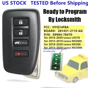 for Lexus NX200t NX300 NX300h LX570 281451-2110 AG Smart Keyless Remote Key Fob - Imagen 1 de 3