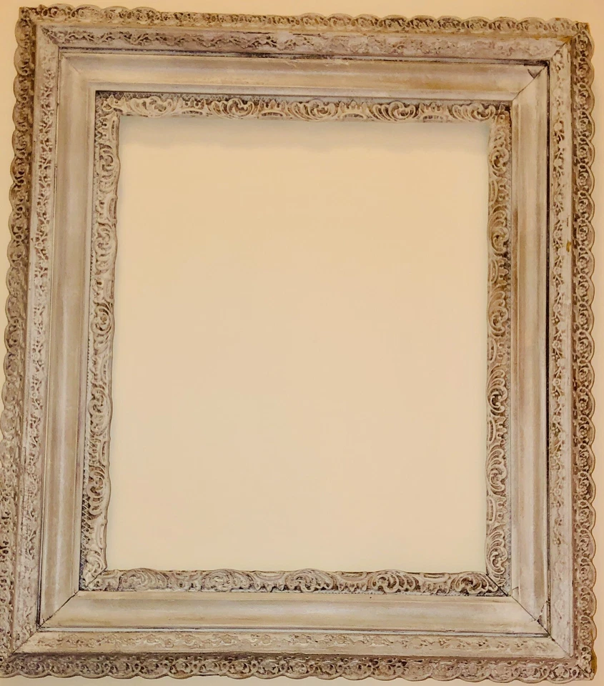 Antique Ornate And Wooden Wall Picture Frame 17”x14” Picture Capacity  - Image 1 of 4