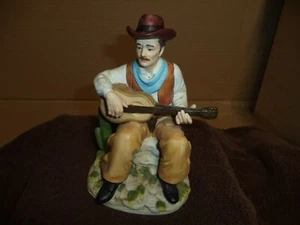 Vintage Home Interior HOMCO "Cowboy Playing Guitar"    # 1472   Statue Figurine  - Picture 1 of 4