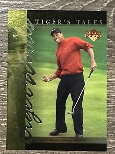 Tiger Woods 2001 Upper Deck Original Tiger Tales ROOKIE Card TT15