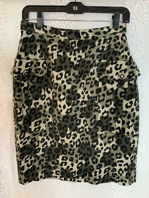 Authentic Istante by Gianni Versace skirt camo 44 - Image 1 of 4