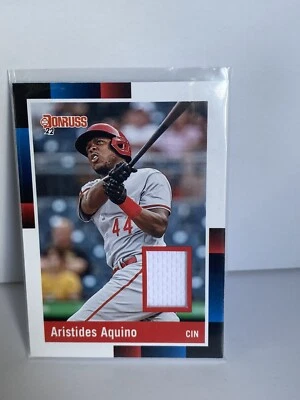 2022 Donruss Aristides Aquino 1988 Retro Patch Relic  #R88M-AA - Image 1 of 4