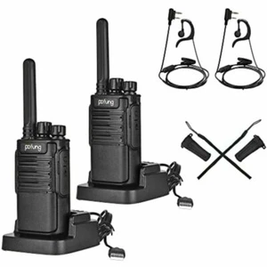 Funkgeräte Set,Walkie Talkie(10km) Pofung 88E/888S PMR446 mit LED