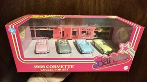 Hot Wheels Barbie 1956 Corvette Collector Pink Set 4-Pack - NIFSB - Bild 1 von 11