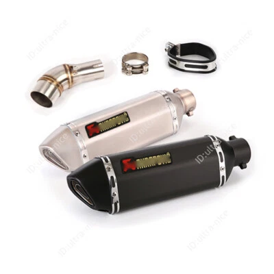 For Yamaha MT-03 YZF R3 R25 Mid Exhaust Link Pipe Slip On 51mm Muffler Silencers - image 1 of 4
