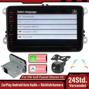 NONAME 8" CarPlay Android Auto RCD880 PRO Radio Stereo Rückfahrkamera Kit Für VW - Bild 1 von 13