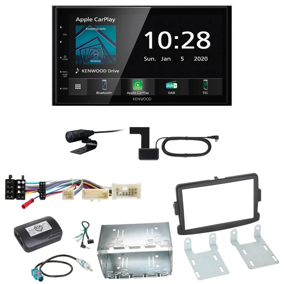 Kenwood DMX5020DABS Bluetooth USB MP3 DAB+ Einbauset für Opel Vivaro Movano B - Bild 1 von 1