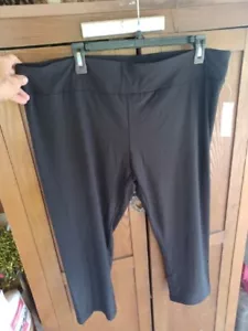 Leggings para mujer Time and Tru sin costuras negros 3XL (22) - Imagen 1 de 3