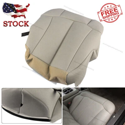 Cubierta de asiento inferior del conductor apta para Chevy Tahoe Suburban 1500 2500 1999-2002 tostado 522 Foto 1 de 4