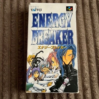 Energy Breaker Super Famicom SFC Nintendo with BOX TAITO Confirmed Operation - Image 1 of 4