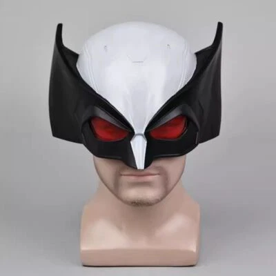 Deadpool 3 X-Force Wolverine Cosplay Gray PVC Helmet Mask Costume Prop Eye Masks - Image 1 of 4