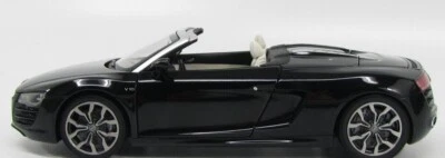 New Old Stock 2010 Audi R8 Spider, 1:18 Scale Die-Cast Model, Black , 09217PBK, - Image 1 of 4