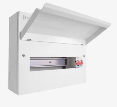SCOLMORE CLICK Scolmore CUEB14MS12 Elucian 14 Way Main Switch Consumer Unit 100A Isolator (228)