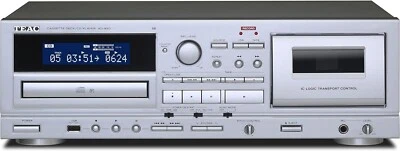 TEAC AD-850 SE Cassettes Reproductor de Cinta Micrófono USB Plateado de Japón Envío Gratis NUEVO Foto 1 de 3
