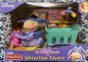 Fisher Price Disney My Baby Places Winnie Pooh Sleepytime Eeyore Plush Play Set - Picture 1 of 10