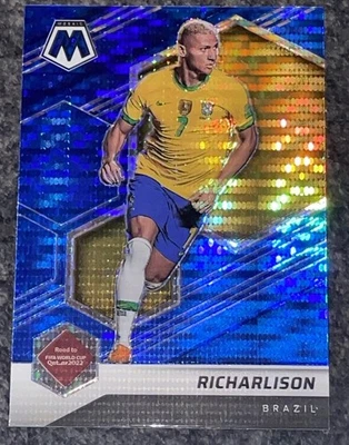 RICHARLISON 21-22 Mosaic RTWC #162 BLUE PULSAR SSP PRIZM Brazil 🇧🇷 COLOR MATCH - Image 1 of 4
