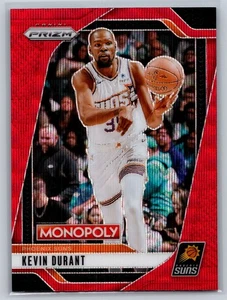 2024-25 Panini Prizm Monopoly Red Prizms Kevin Durant #76 Phoenix Suns - Imagen 1 de 2