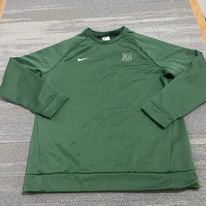 Dartmouth University Sweatshirt Mens Large Green Nike Fleece Pullover Crewneck - Picture 1 of 10