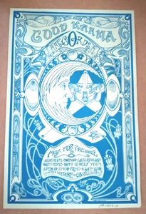RAR! 1974 SIGNIERT! San Diego Rockmusik Poster ~ Jeff Helwig Künstler *Top* - Bild 1 von 5
