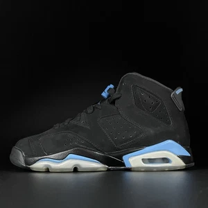 Size 7Y Women’s 8.5 Nike Air Jordan 6 UNC Black University Blue Basketball Shoes - Picture 1 of 8