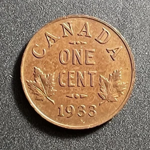 1928 & 1933 CANADA CENT ~ REALLY NICE CENTS - Picture 1 of 4