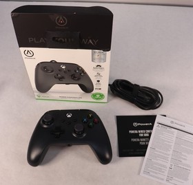 PowerA Wired Gaming Controller for Xbox Series X|S Xbox One Black Open Box