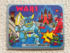 Bokosuka Wars 1985 Menko Mini Card 297 Family Computer Amada Nintendo Game Japan