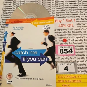 Catch me if you can DVD disc and artwork only. Save £s. Eco. - Picture 1 of 1