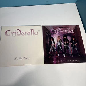 CINDERELLA LP LOT - LONG COLD WINTER/NIGHT SONGS original mercury vinyl album - Picture 1 of 5