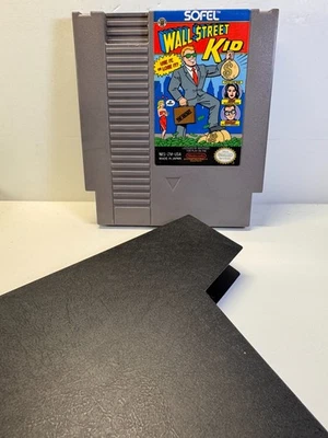 Wall Street Kid (Nintendo NES, 1990) Authentic. GREAT LABELS! Tested. - Image 1 of 4