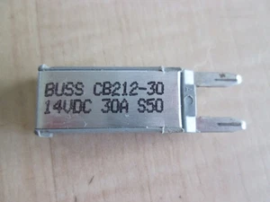 Fusible disyuntor automotriz Bussmann CB212-30 21230-00 30A 30 amperios #M147CZ - Imagen 1 de 6