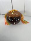 Hand painted Hawaii Coconut Shell Keepsake Container