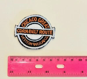 Vintage Chicago Great Western Corn Belt Railroad Patch - Picture 1 of 2
