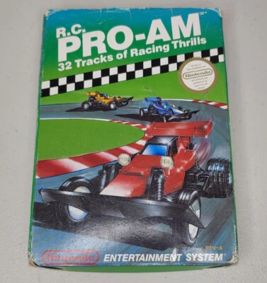 R.C. Pro-AM Nintendo NES Complete in Box CIB - Image 1 of 4
