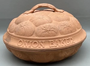 Romertopf Natures Ofen Zwiebelbäcker von Reco Kim McS GUC Tonpfanne Kuchenbrot Vintage - Bild 1 von 18