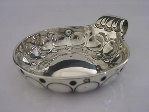 RARE EARLY 1768 FRENCH ANTIQUE SOLID STERLING SILVER WINE TASTER  BARWARE - Picture 1 of 10