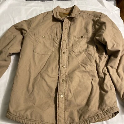 NWT! HAWKE&CO MENS  WIND/WATER RESISTANT LIGHTWEIGHT INSULATED JACKET TAN LARGE - Изображение 1 из 4