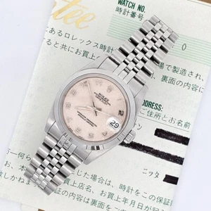 Rolex Datejust 31mm Cream Jubilee Arabic Dial Steel Watch Papers 68240 - Picture 1 of 8