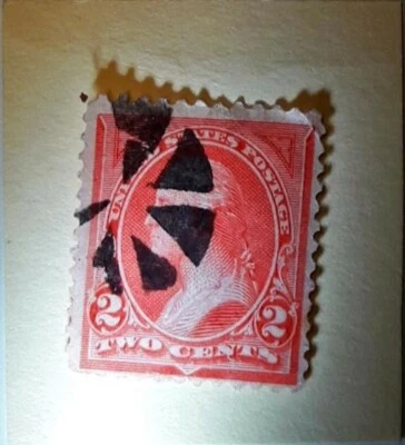 George Washington Red 2 Cent Stamp - good Condition .RARE.  - Image 1 of 2