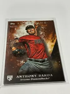 2018 Topps Inception Orange /50 Anthony Banda #27 Rookie RC Diamondbacks - Picture 1 of 2
