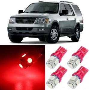 Paquete de 12 luces LED interiores ultra rojas para Ford Expedition 2003-2006 + HERRAMIENTA - Imagen 1 de 8