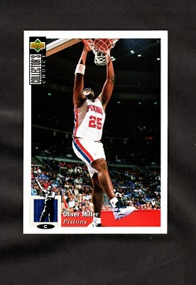 Basketball Card  - Oliver Miller - Pistons - Upper Deck - 1994 - #293 - Image 1 of 2