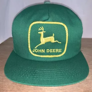 John Deere Vintage Youth K-products SnapBack Green Trucker Hat. Made In USA. $75 - Picture 1 of 8